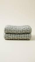 Silvery sage woven pet throw blanket